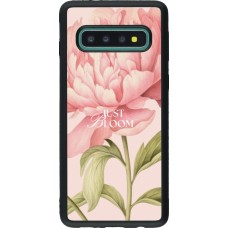 Coque Samsung Galaxy S10 - Silicone rigide noir Just Bloom Spring 2026