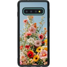 Coque Samsung Galaxy S10 - Silicone rigide noir Spring flowers Spring 2026