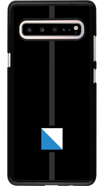 Samsung Galaxy S10 5G Case Hülle - Kanton ZH schwarz