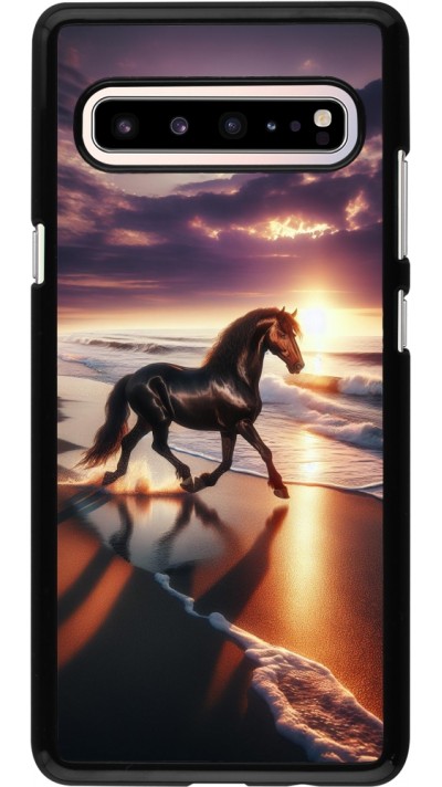 Coque Samsung Galaxy S10 5G - Cheval majestueux plage