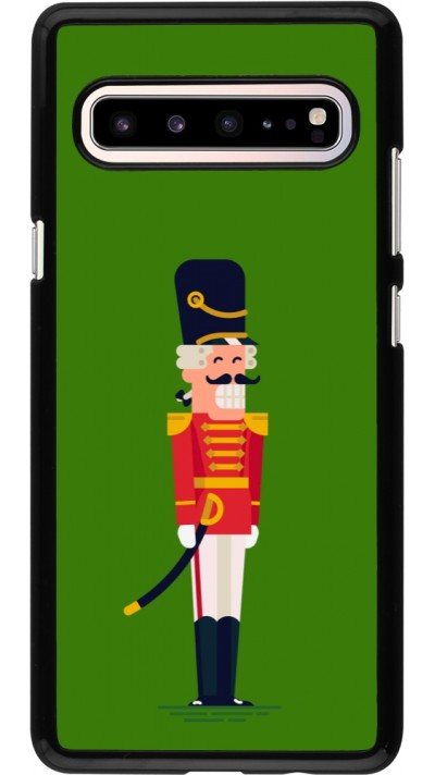 Coque Samsung Galaxy S10 5G - Christmas 25 Nutcracker Green