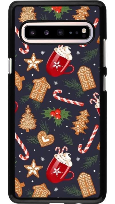 Coque Samsung Galaxy S10 5G - Christmas 25 Pattern Gingerbread House