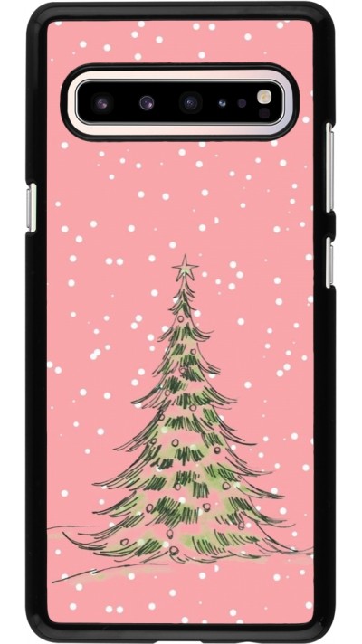 Coque Samsung Galaxy S10 5G - Christmas 25 Pink Tree