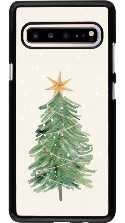 Coque Samsung Galaxy S10 5G - Christmas 25 Sketch Tree