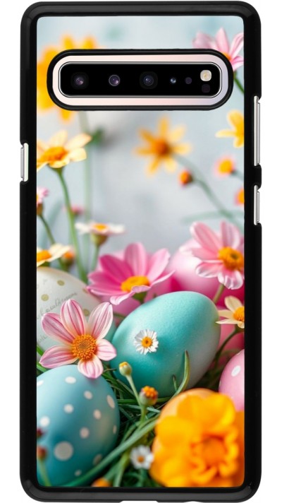 Coque Samsung Galaxy S10 5G - Easter 2026 Eggs with flowers