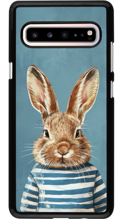 Coque Samsung Galaxy S10 5G - Easter 2026 Rabbit navy