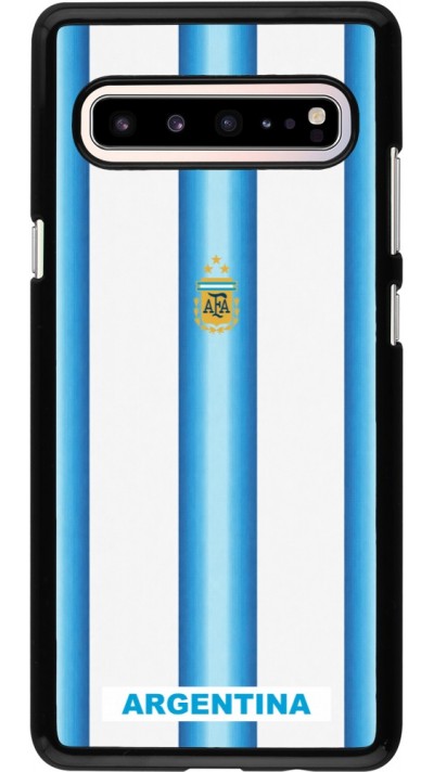 Coque Samsung Galaxy S10 5G - Maillot de football Argentine 2026 personnalisable
