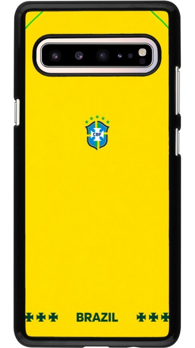 Coque Samsung Galaxy S10 5G - Maillot de football Bresil 2026 personnalisable