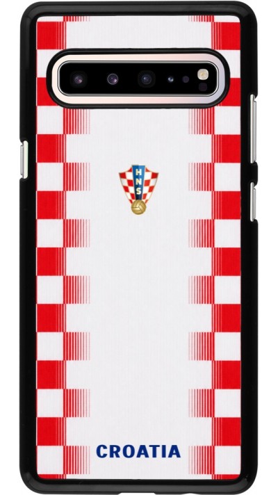 Coque Samsung Galaxy S10 5G - Maillot de football Croatie 2026 personnalisable