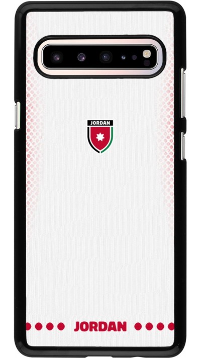 Coque Samsung Galaxy S10 5G - Maillot de football Jordanie 2026 personnalisable