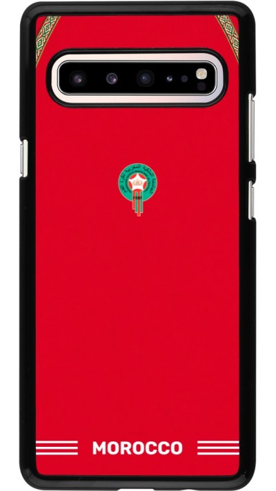 Coque Samsung Galaxy S10 5G - Maillot de football Maroc 2026 personnalisable