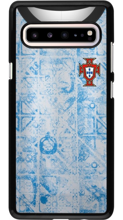 Samsung Galaxy S10 5G Case Hülle - Portugal Away personalisierbares Fussballtrikot