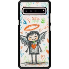Coque Samsung Galaxy S10 5G - Little Angel Sketch Love