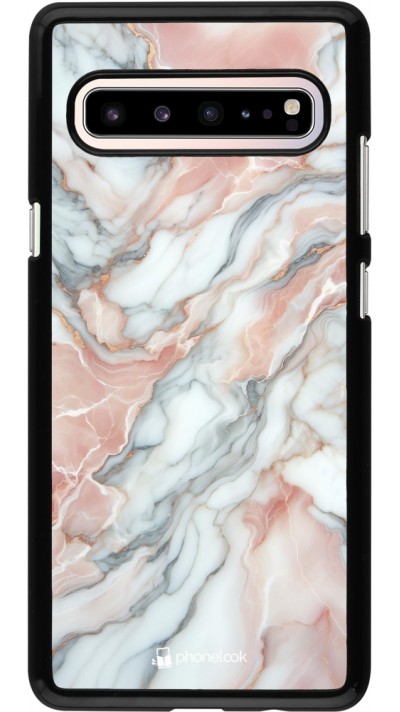 Coque Samsung Galaxy S10 5G - Marbre Rose Lumineux