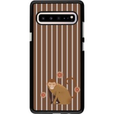 Coque Samsung Galaxy S10 5G - Monkey with stripes