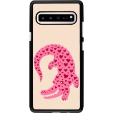 Coque Samsung Galaxy S10 5G - Pink crocodile 2026