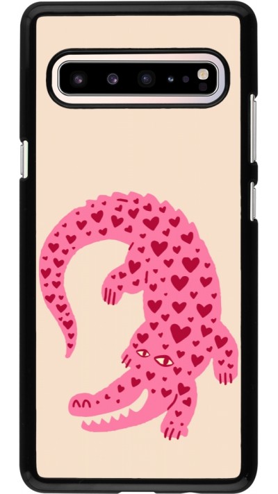 Coque Samsung Galaxy S10 5G - Pink crocodile 2026
