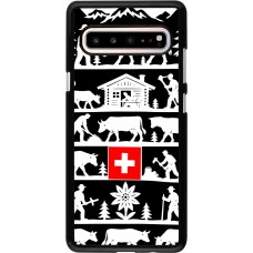 Coque Samsung Galaxy S10 5G - Poya Suisse 1 noir