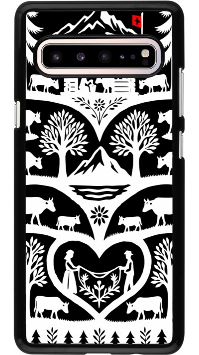 Coque Samsung Galaxy S10 5G - Poya Suisse 2 noir