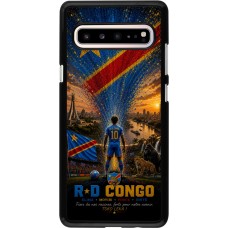 Coque Samsung Galaxy S10 5G - Football République démocratique du Congo splash 2026