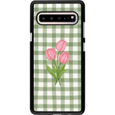 Coque Samsung Galaxy S10 5G - Green vichy tulips Spring 2026