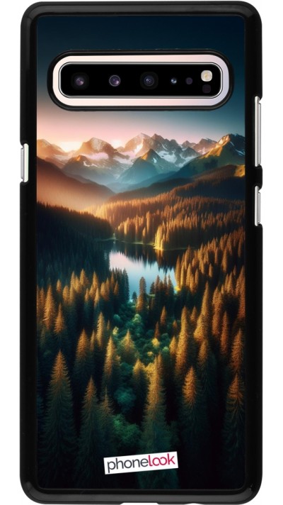 Coque Samsung Galaxy S10 5G - Sunset Forest Lake