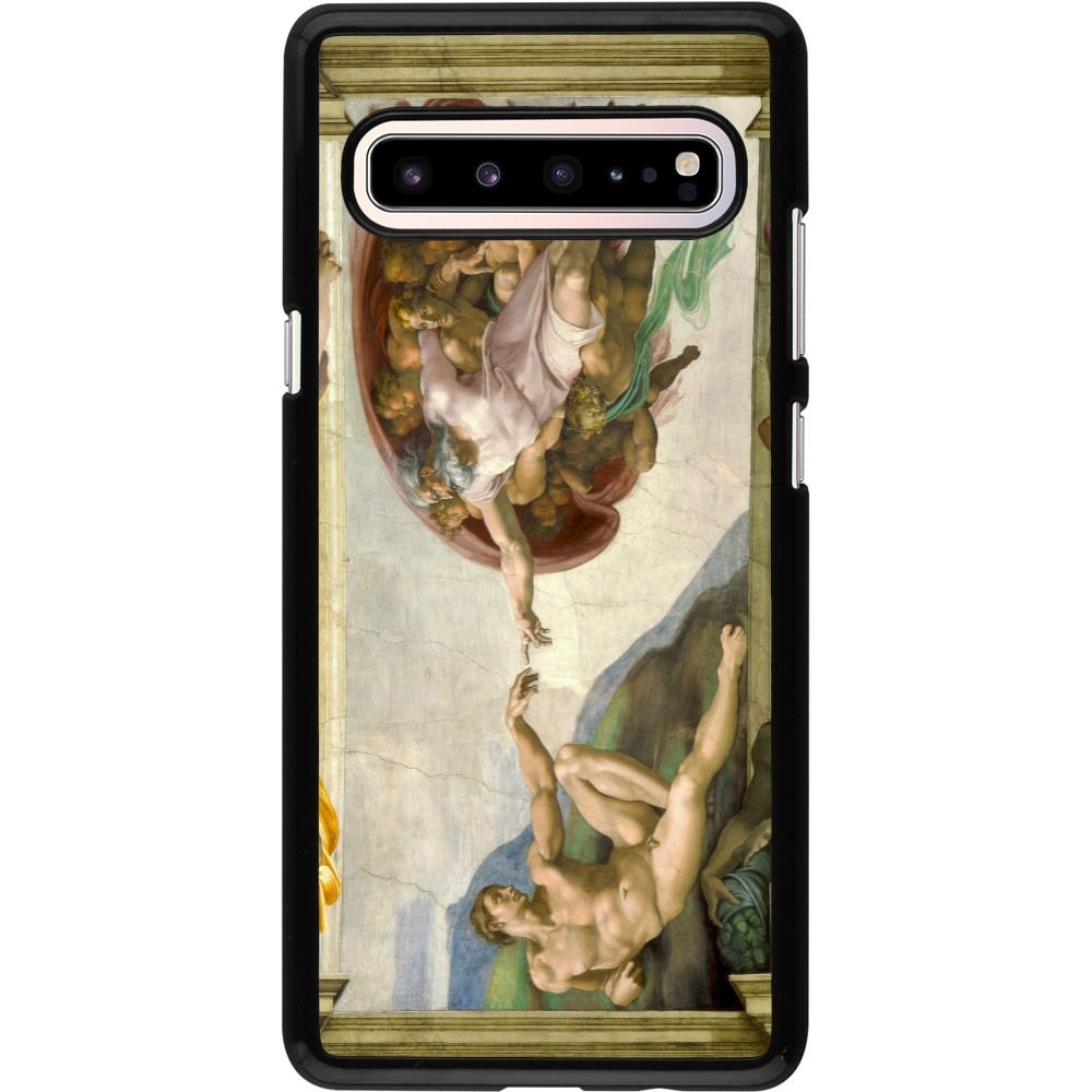 Coque Samsung Galaxy S10 5G - Tableau art - La Création d’Adam - Michel-Ange