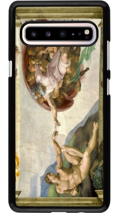 Samsung Galaxy S10 5G Case Hülle - Kunstbild - Die Erschaffung Adams - Michelangelo
