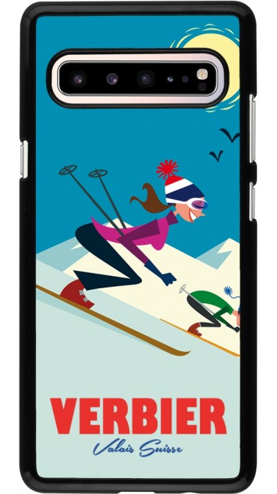 Coque Samsung Galaxy S10 5G - Verbier Ski Downhill