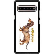 Samsung Galaxy S10 5G Case Hülle - Wine Teckel