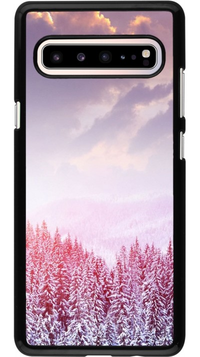 Coque Samsung Galaxy S10 5G - Winter 22 Pink Forest