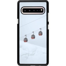 Samsung Galaxy S10 5G Case Hülle - Winter 22 ski lift
