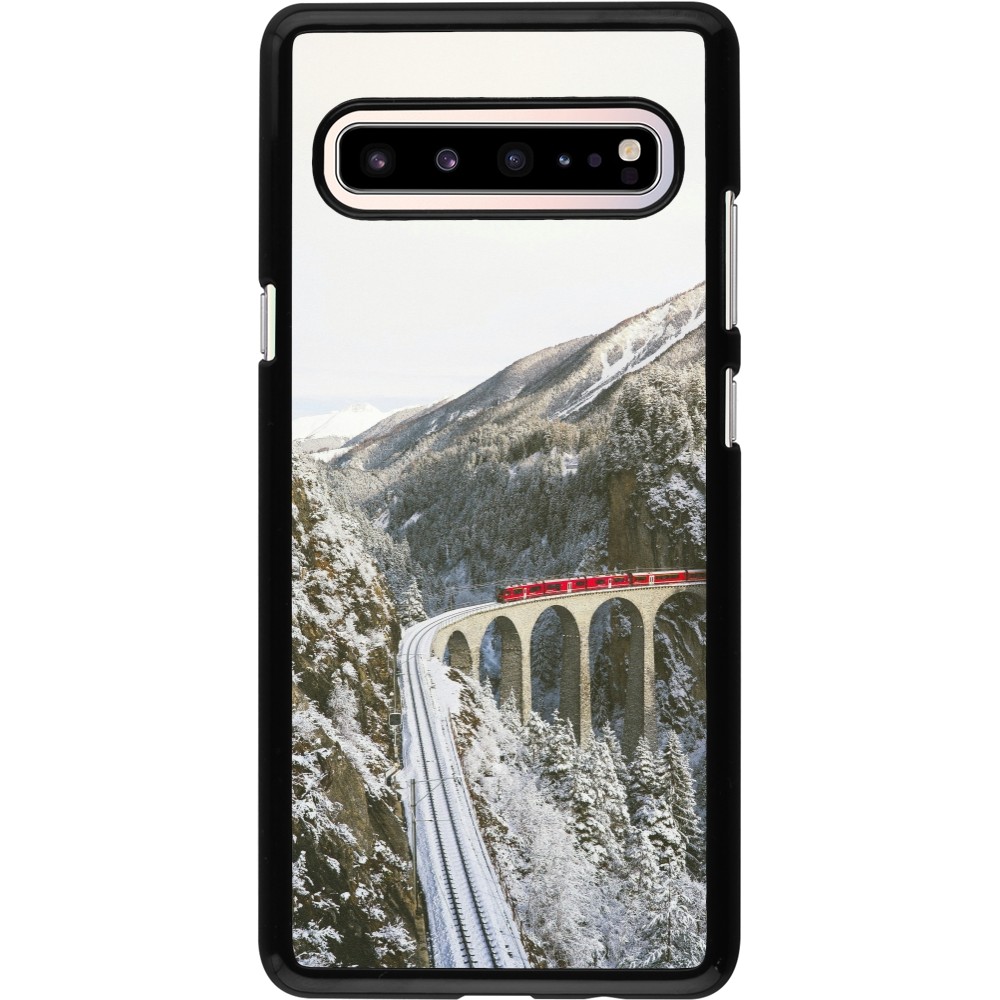 Coque Samsung Galaxy S10 5G - Winter 25 Winter polar express