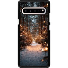 Coque Samsung Galaxy S10 5G - Winter 25 Winter snowy road