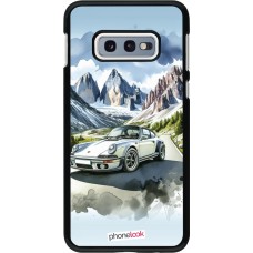 Coque Samsung Galaxy S10e - Porsche 911 Mountain Watercolor