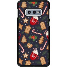 Samsung Galaxy S10e Case Hülle - Christmas 25 Pattern Gingerbread House