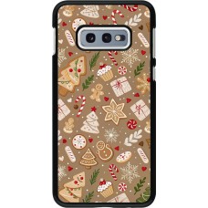 Coque Samsung Galaxy S10e - Christmas 25 Pattern Ginger Cookie