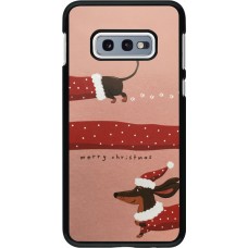 Coque Samsung Galaxy S10e - Christmas 25 Teckel Merry Xmas