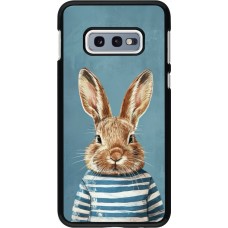 Coque Samsung Galaxy S10e - Easter 2026 Rabbit navy
