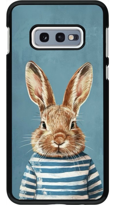 Coque Samsung Galaxy S10e - Easter 2026 Rabbit navy