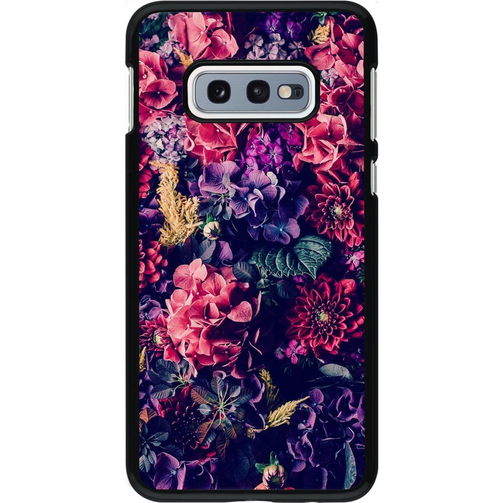 Hülle Samsung Galaxy S10e - Flowers Dark