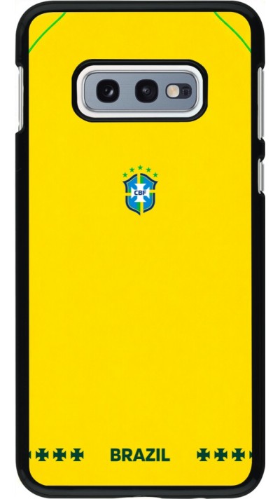 Coque Samsung Galaxy S10e - Maillot de football Bresil 2026 personnalisable