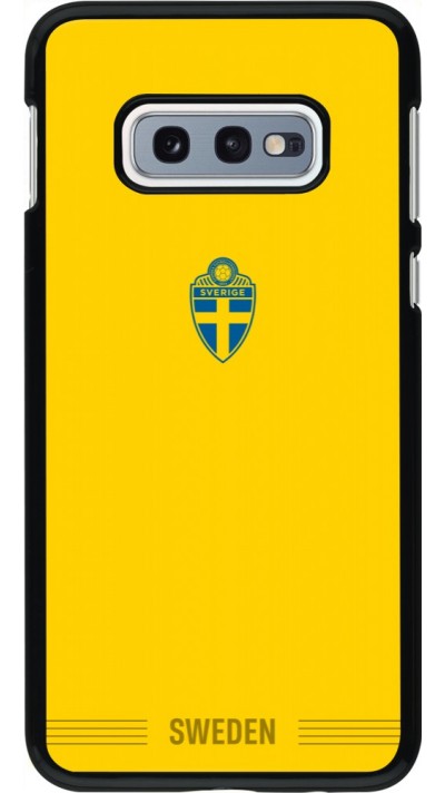 Coque Samsung Galaxy S10e - Maillot de football Suède 2026 personnalisable