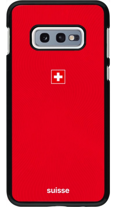 Coque Samsung Galaxy S10e - Maillot de football Suisse 2026 personnalisable