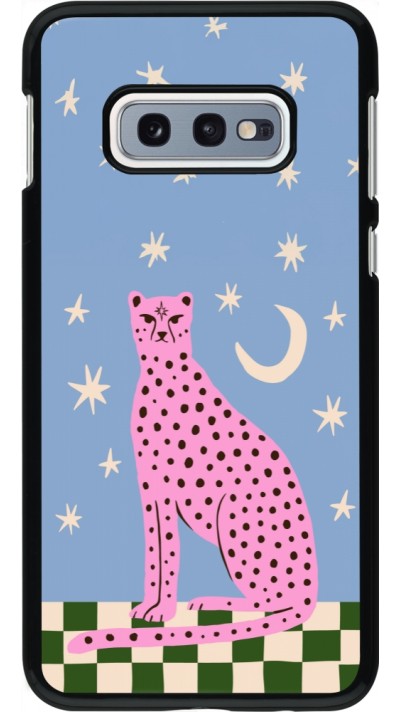 Coque Samsung Galaxy S10e - Pink leopard with stars 2026