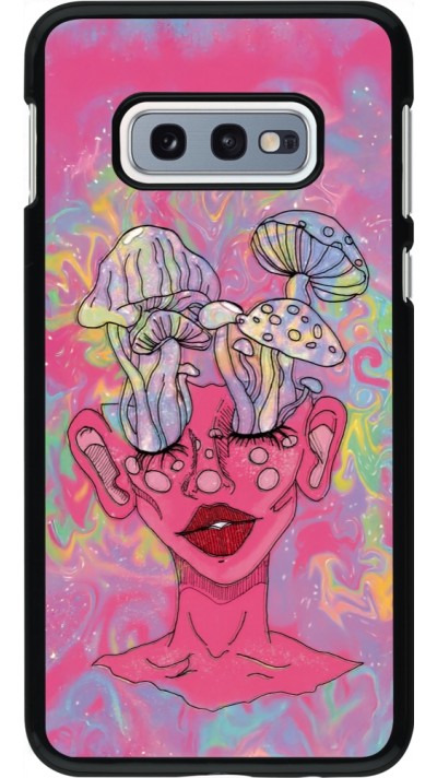 Samsung Galaxy S10e Case Hülle - Psychedelic pink mushroom