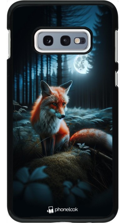 Coque Samsung Galaxy S10e - Renard lune forêt