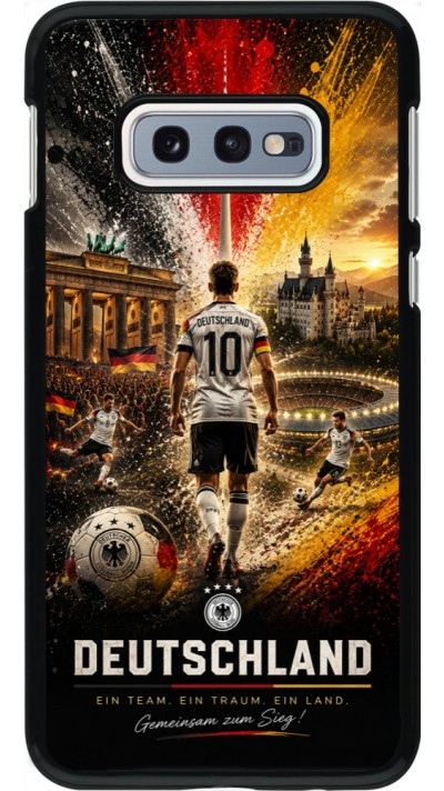 Coque Samsung Galaxy S10e - Football Allemagne splash 2026