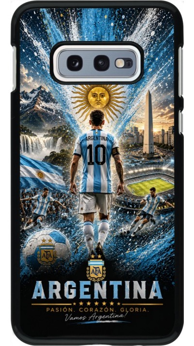Coque Samsung Galaxy S10e - Football Argentine splash 2026
