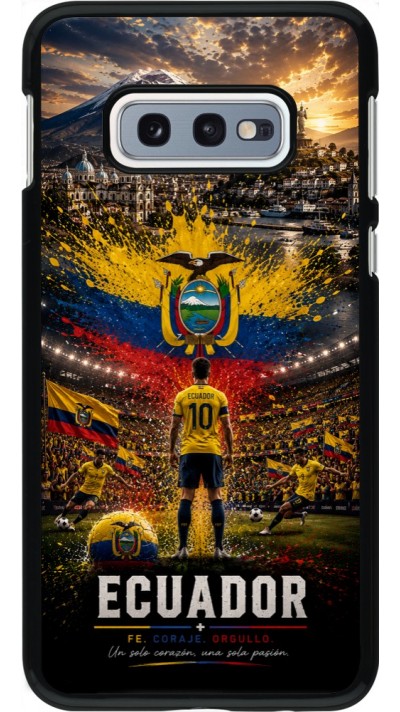 Coque Samsung Galaxy S10e - Football Équateur splash 2026